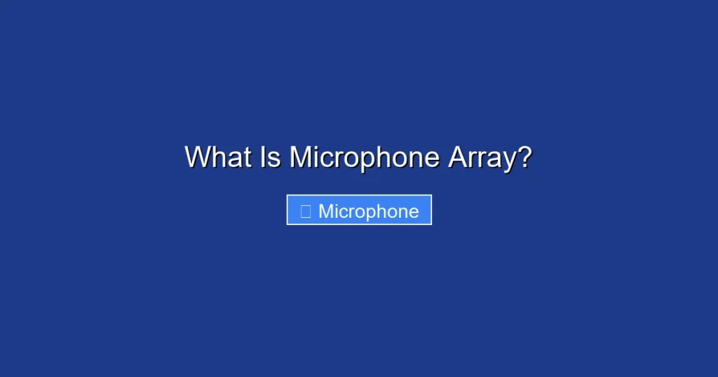 What Is Microphone Array? What Is Microphone Array?