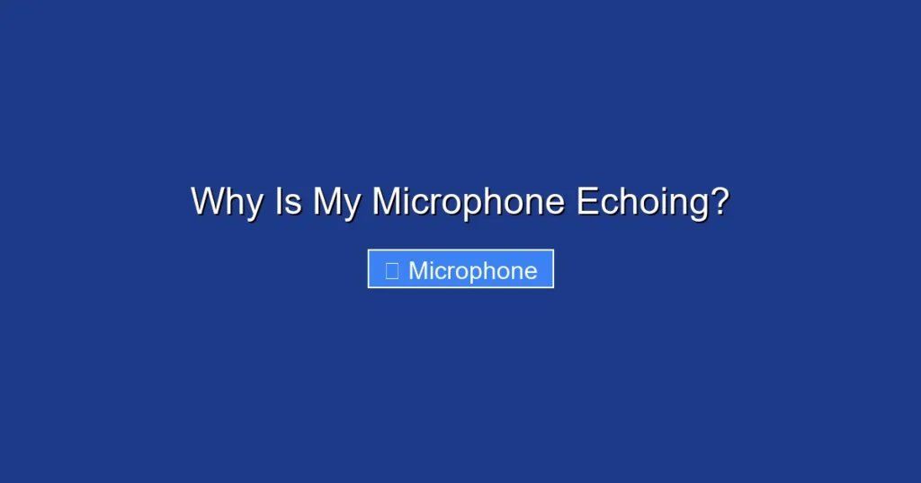 Why Is My Microphone Echoing? Why Is My Microphone Echoing?