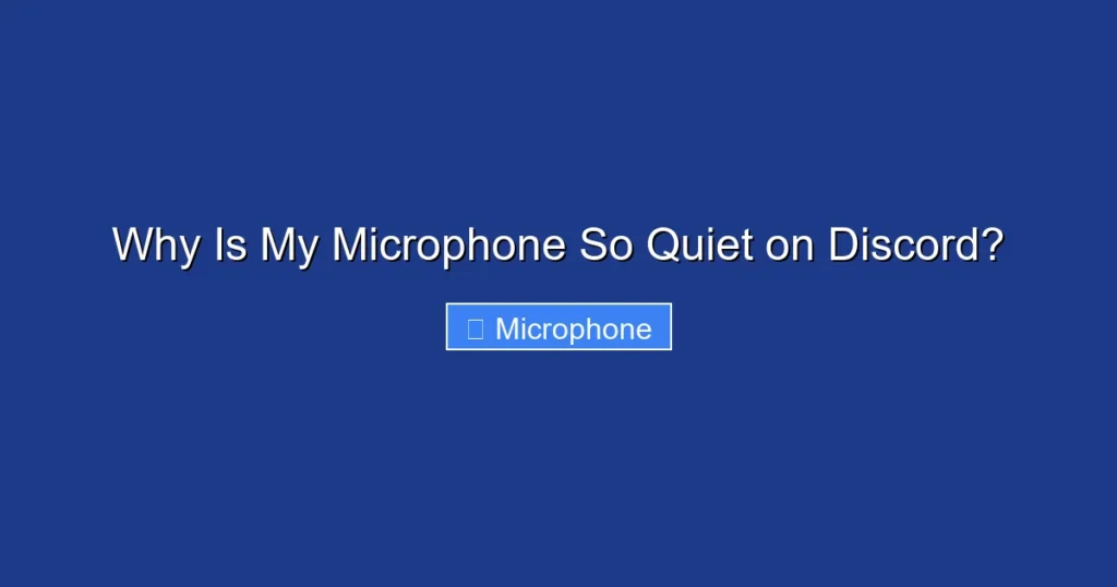 Why Is My Microphone So Quiet on Discord? Why Is My Microphone So Quiet on Discord?
