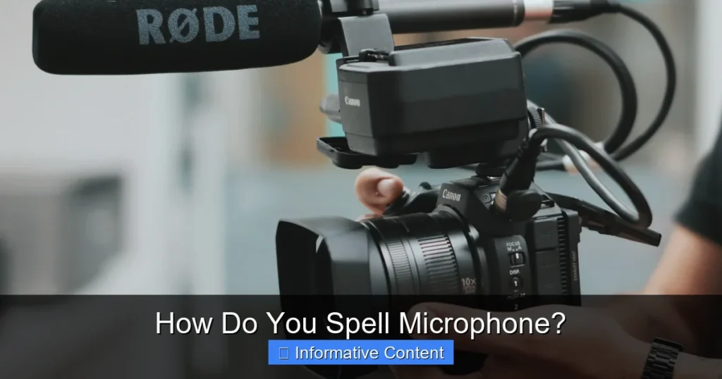 How Do You Spell Microphone?