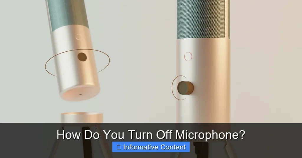 How Do You Turn Off Microphone?