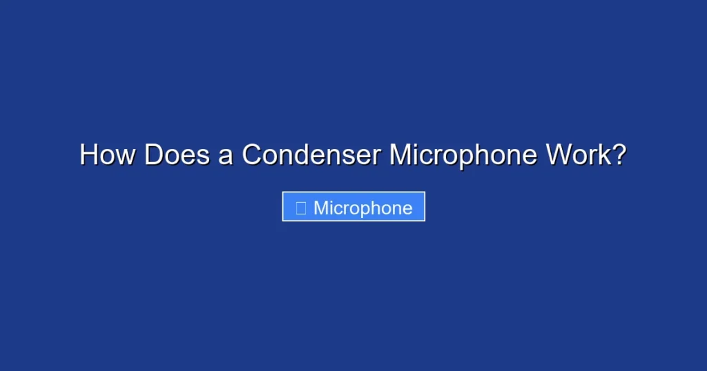 How Does a Condenser Microphone Work? How Does a Condenser Microphone Work?