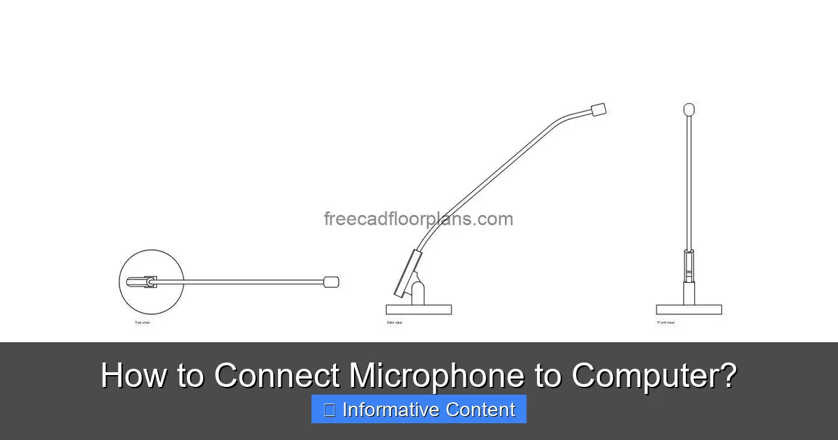 How to Connect Microphone to Computer?
